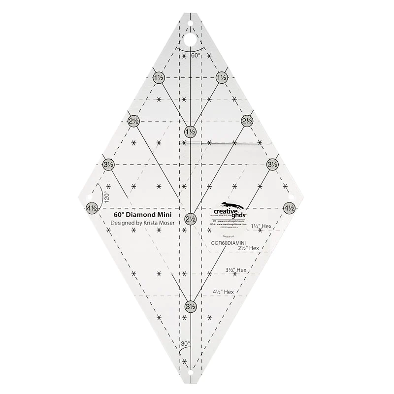 Creative grids: 60 degree diamond mini