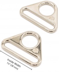 ByAnnie – Triangel ring 1½”  – 2 stk SØLV